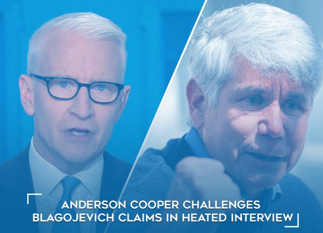 Anderson Cooper Confronts Blagojevich Claims in Interview